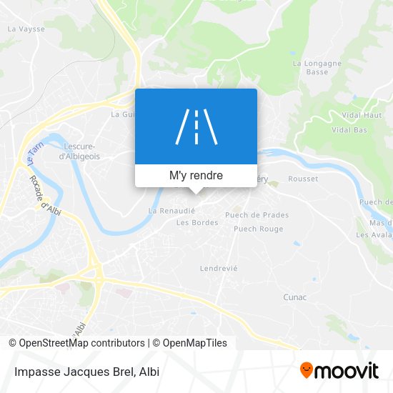 Impasse Jacques Brel plan