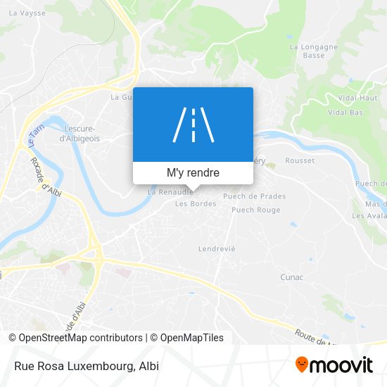 Rue Rosa Luxembourg plan