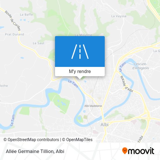 Allée Germaine Tillion plan
