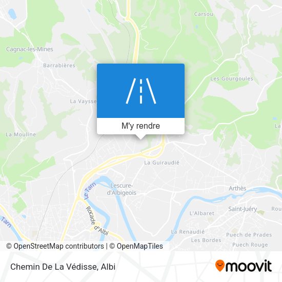 Chemin De La Védisse plan