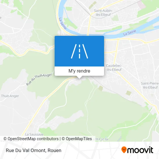 Rue Du Val Omont plan