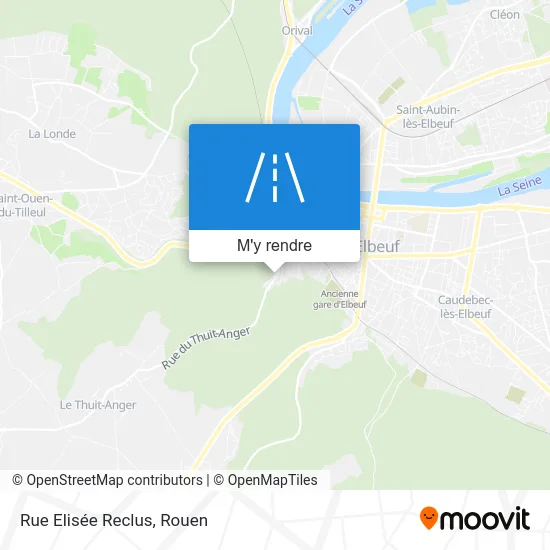 Rue Elisée Reclus plan