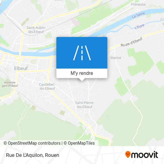 Rue De L'Aquilon plan