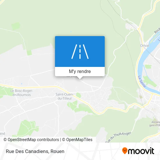 Rue Des Canadiens plan