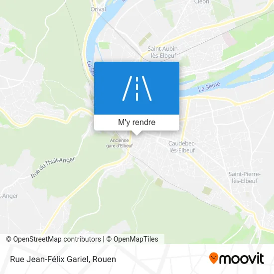 Rue Jean-Félix Gariel plan