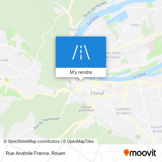Rue Anatole France plan