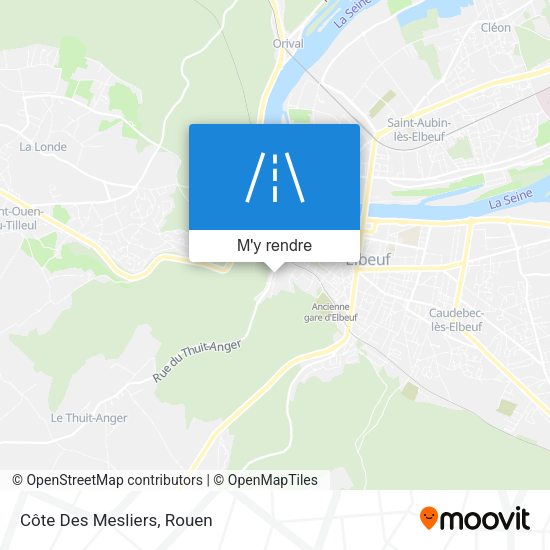 Côte Des Mesliers plan