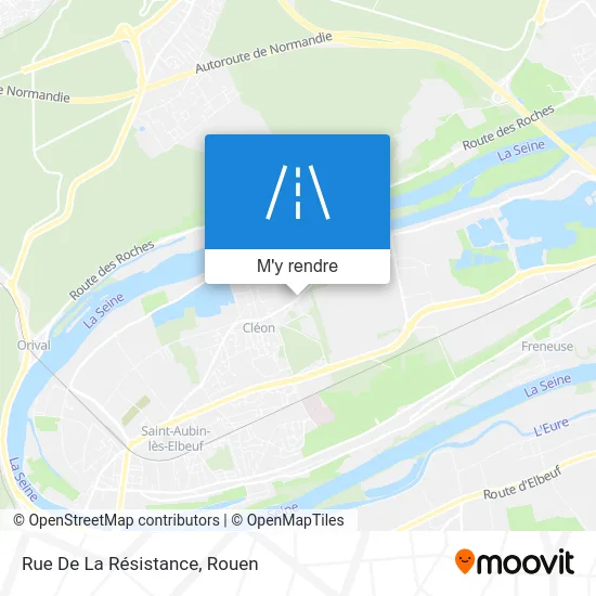 Rue De La Résistance plan