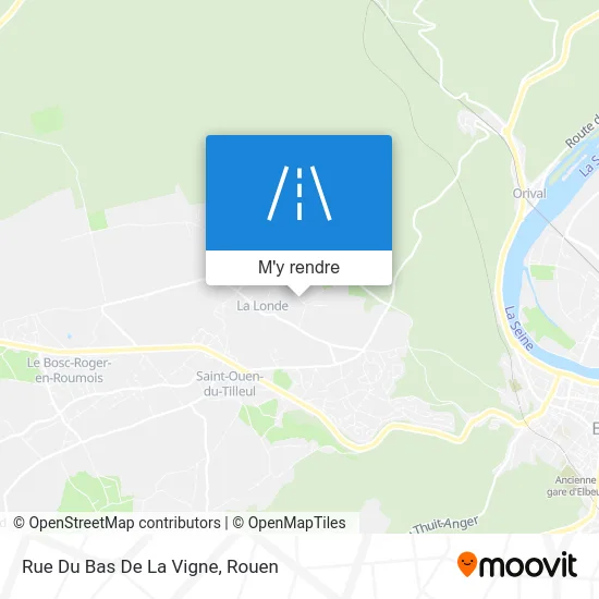 Rue Du Bas De La Vigne plan