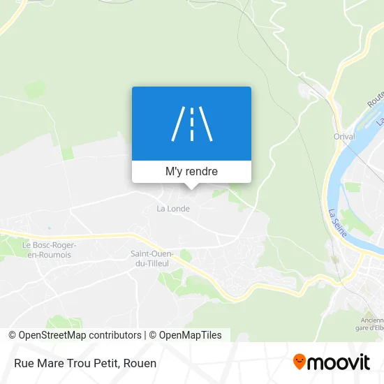 Rue Mare Trou Petit plan