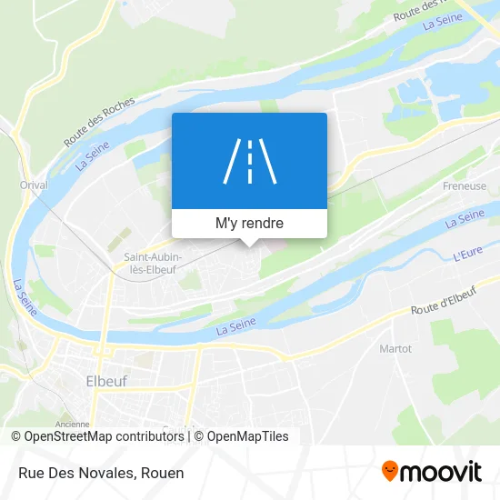 Rue Des Novales plan