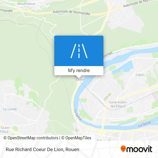 Rue Richard Coeur De Lion plan