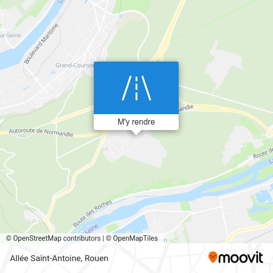 Allée Saint-Antoine plan