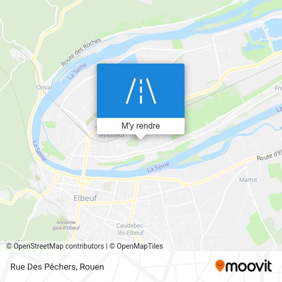 Rue Des Pêchers plan