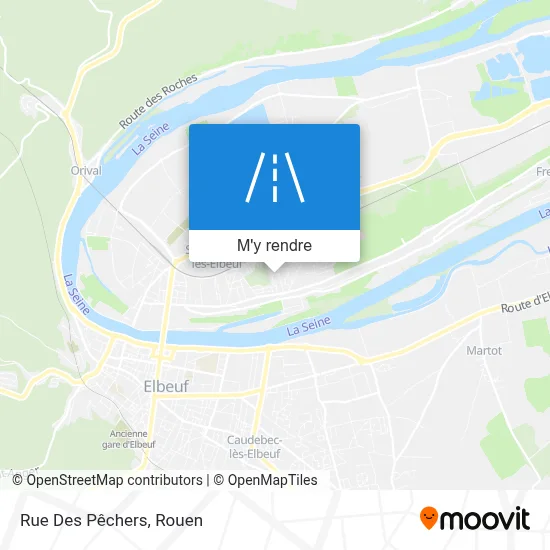 Rue Des Pêchers plan