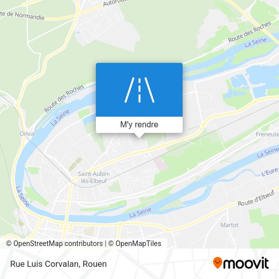 Rue Luis Corvalan plan