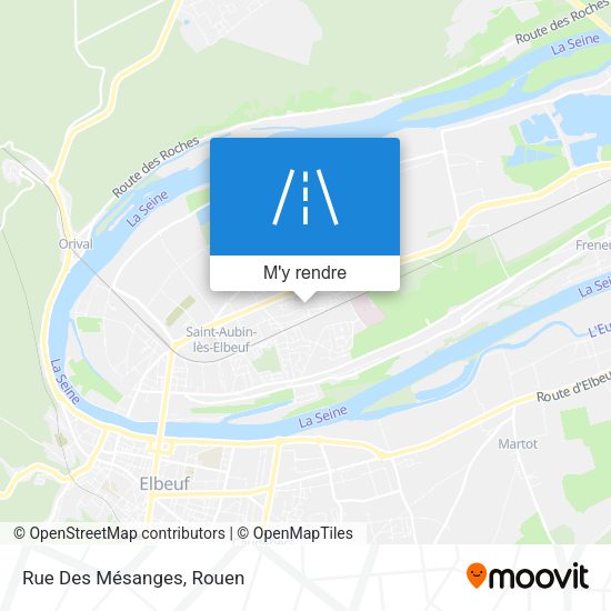 Rue Des Mésanges plan