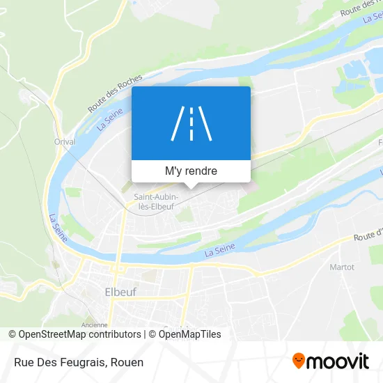 Rue Des Feugrais plan