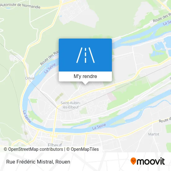 Rue Frédéric Mistral plan