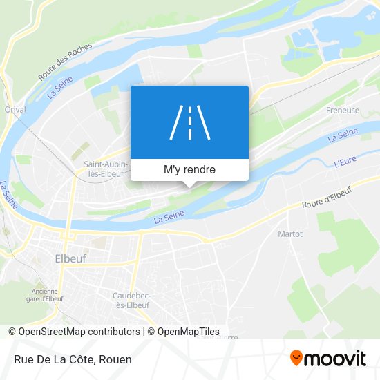 Rue De La Côte plan