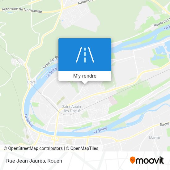 Rue Jean Jaurès plan