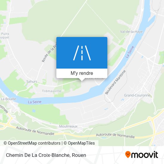 Chemin De La Croix-Blanche plan