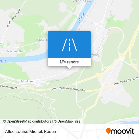 Allée Louise Michel plan