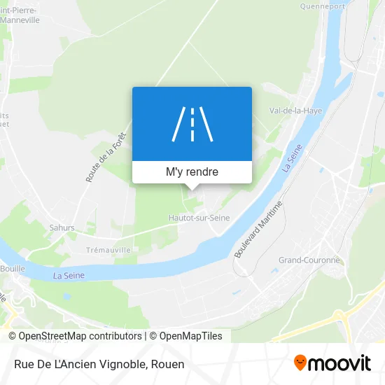 Rue De L'Ancien Vignoble plan