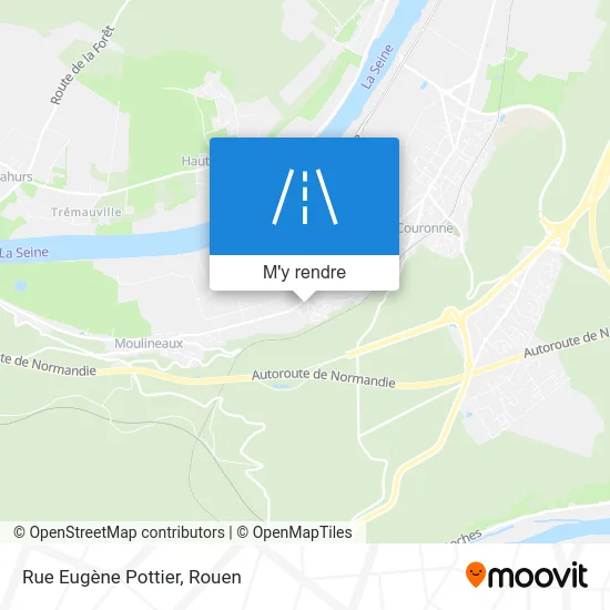 Rue Eugène Pottier plan