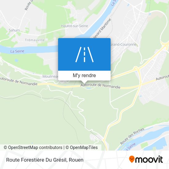 Route Forestière Du Grésil plan
