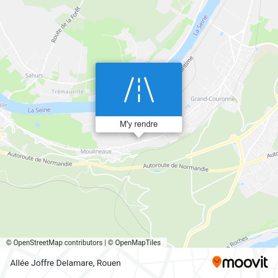 Allée Joffre Delamare plan