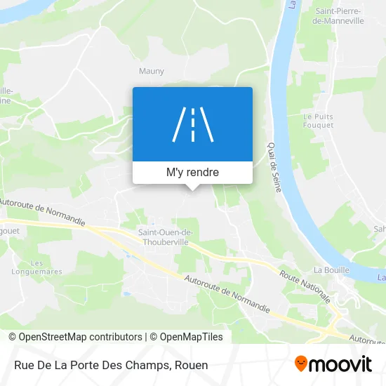 Rue De La Porte Des Champs plan