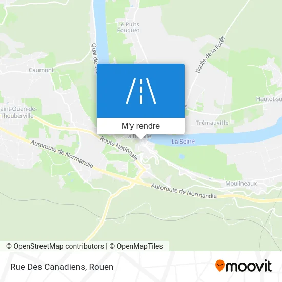 Rue Des Canadiens plan