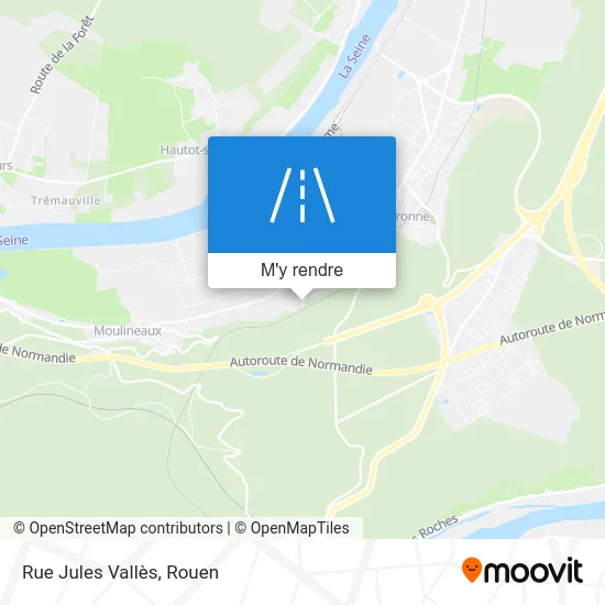 Rue Jules Vallès plan