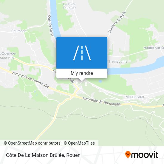 Côte De La Maison Brûlée plan