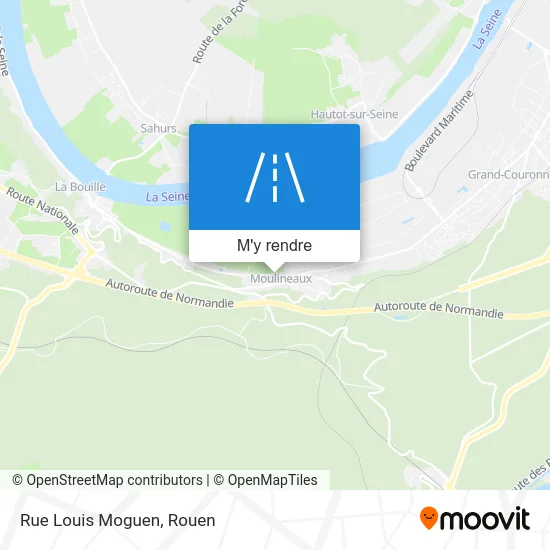 Rue Louis Moguen plan