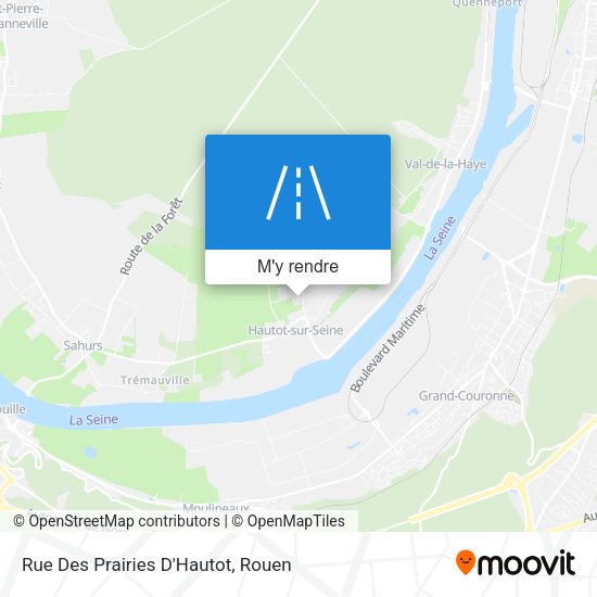Rue Des Prairies D'Hautot plan
