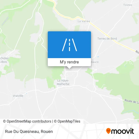 Rue Du Quesneau plan