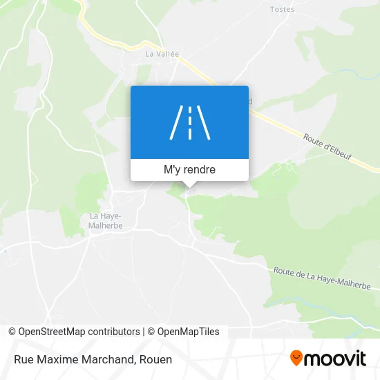 Rue Maxime Marchand plan