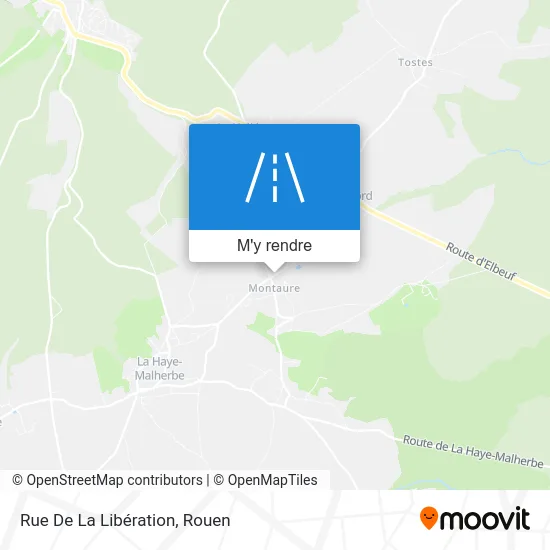 Rue De La Libération plan