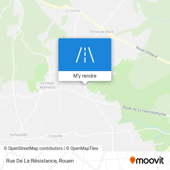 Rue De La Résistance plan