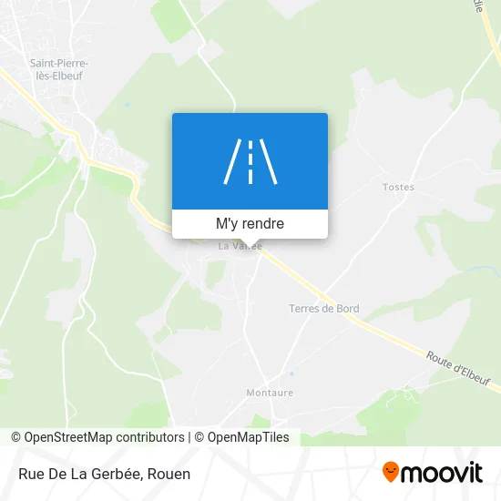 Rue De La Gerbée plan