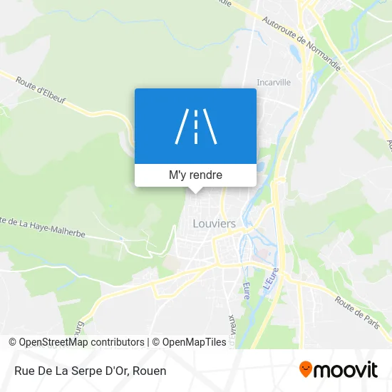 Rue De La Serpe D'Or plan