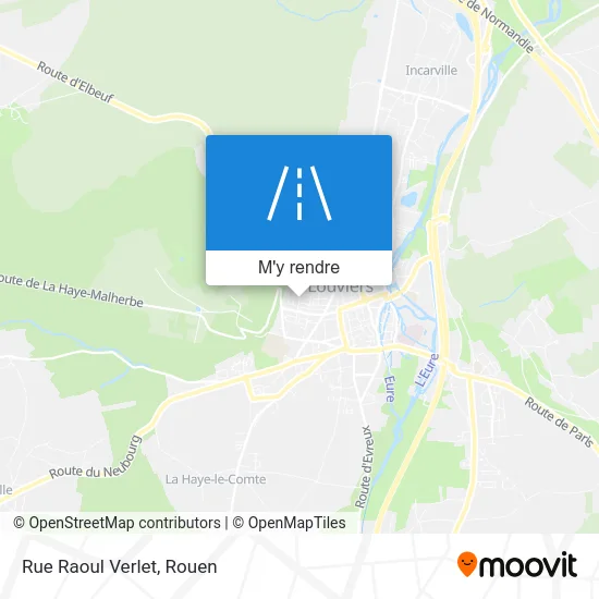 Rue Raoul Verlet plan