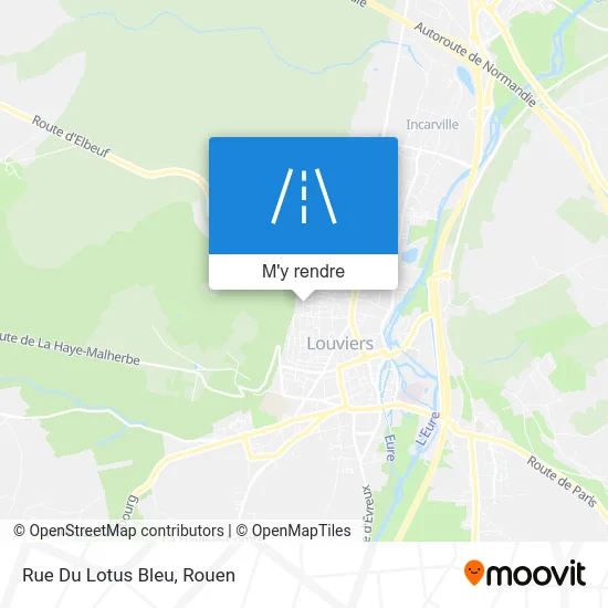 Rue Du Lotus Bleu plan