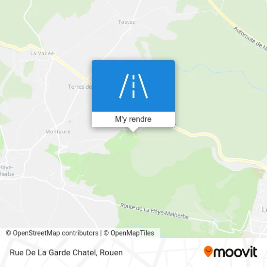 Rue De La Garde Chatel plan