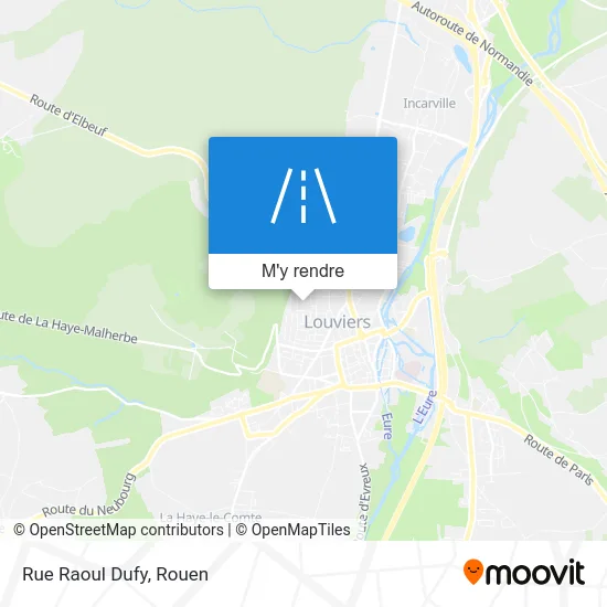 Rue Raoul Dufy plan