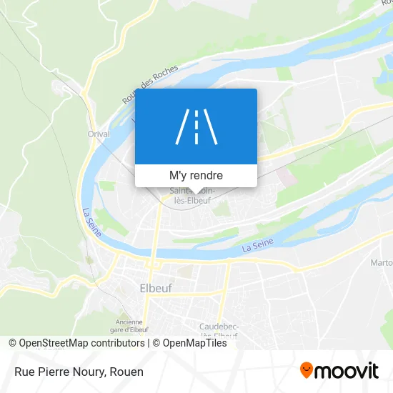 Rue Pierre Noury plan