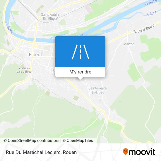 Rue Du Maréchal Leclerc plan