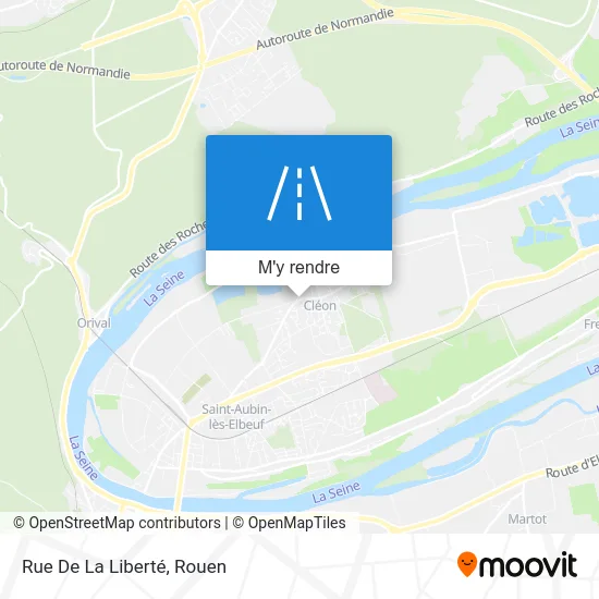 Rue De La Liberté plan